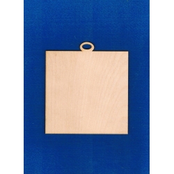 SKLEJKA #3mm Tabliczka 8x8cm z zawieszką, na obrazek 8x8